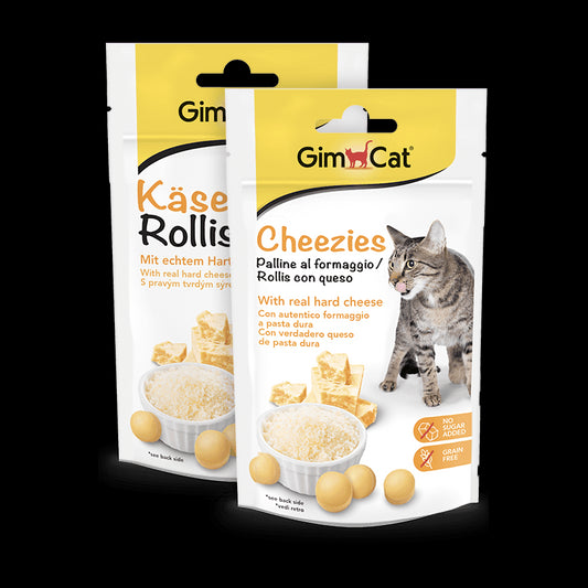 GimCat Cheezies skanėstai katėms su sūriu 50g