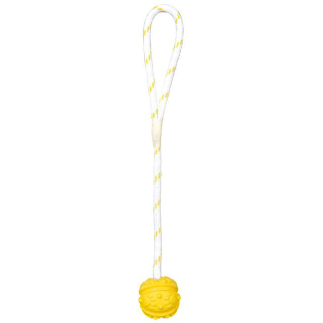 TRIXIE Aqua Toy kamuolys su virve, plūduriuojantis, natūrali guma, ø 7-35 cm