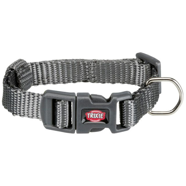 TRIXIE Premium antkaklis, S 25-40cm/15mm, grafito