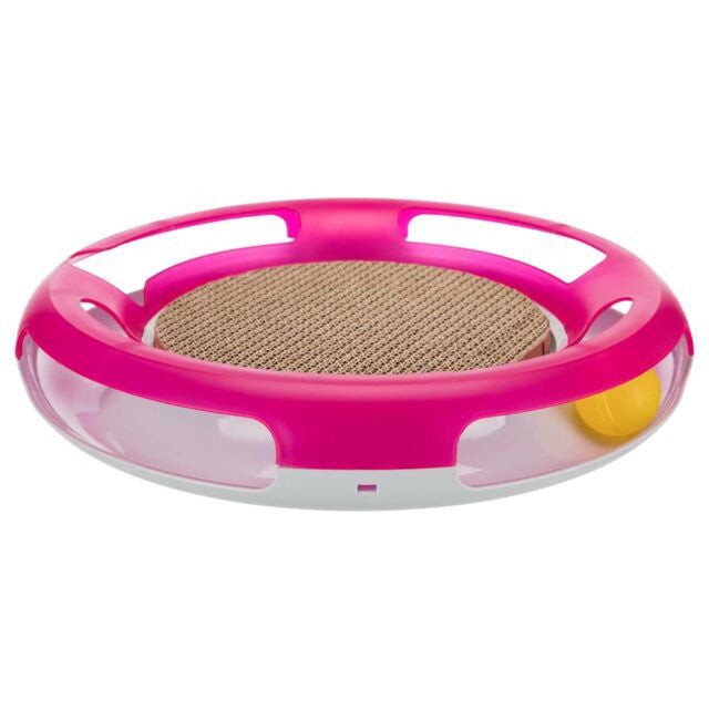 TRIXIE Race & Scratch kartono draskyklė su žaidimu, plastikas, 37cm