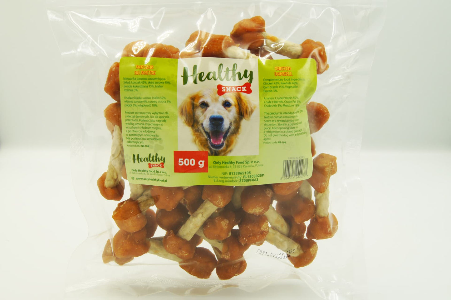 HEALTHY SNACK Vištiena ant kauliuko 500g