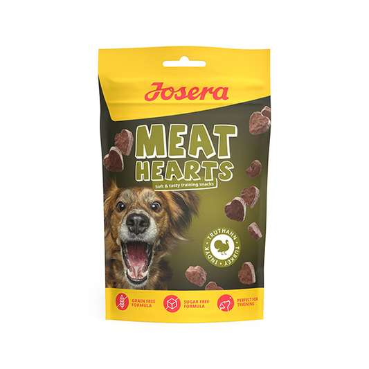 Josera Meat Hearts Turkey kalakutienos skanėstai šunims, 70 g