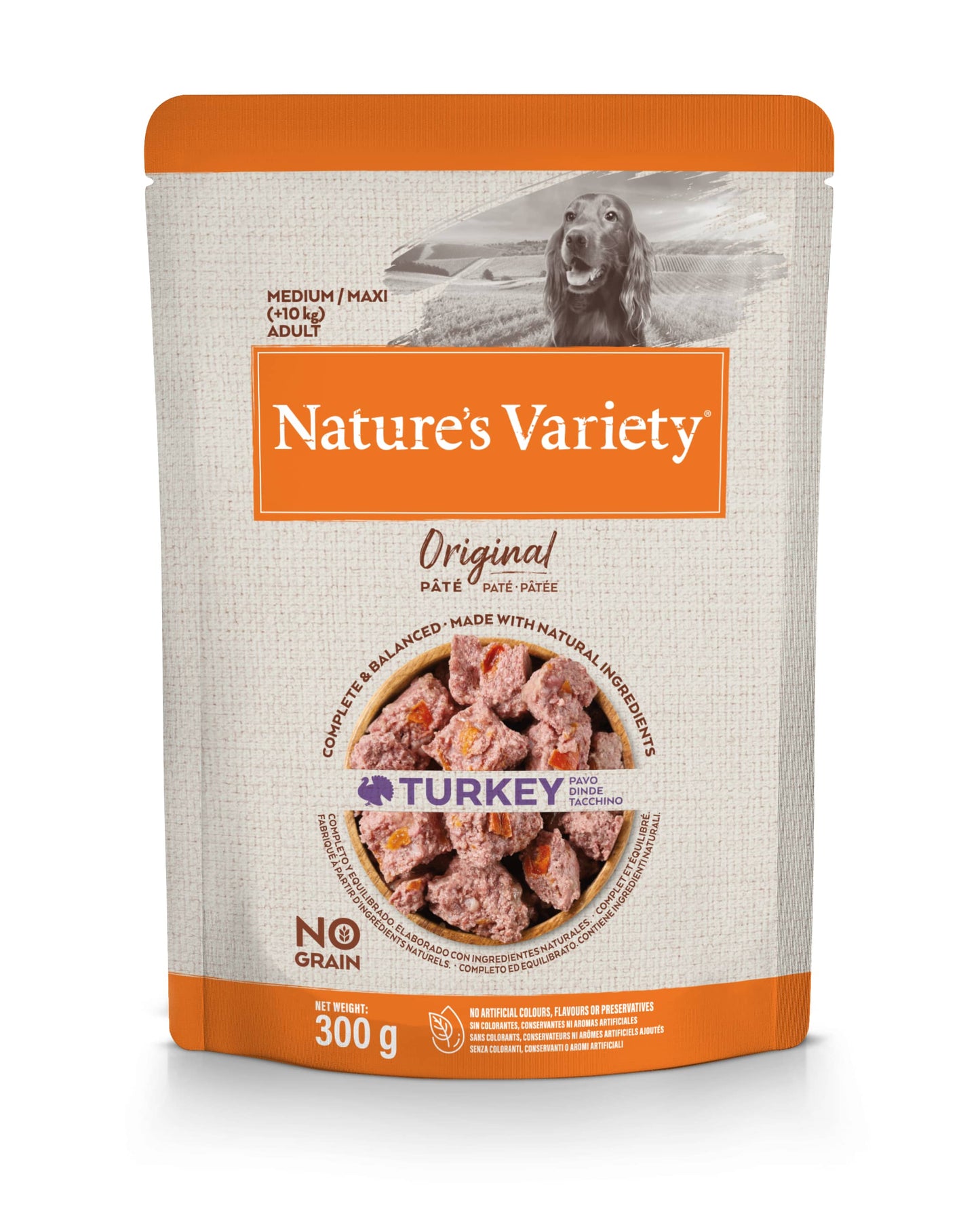 Nature's Variety Wet Original Med Dog (kalakutiena) 300 g