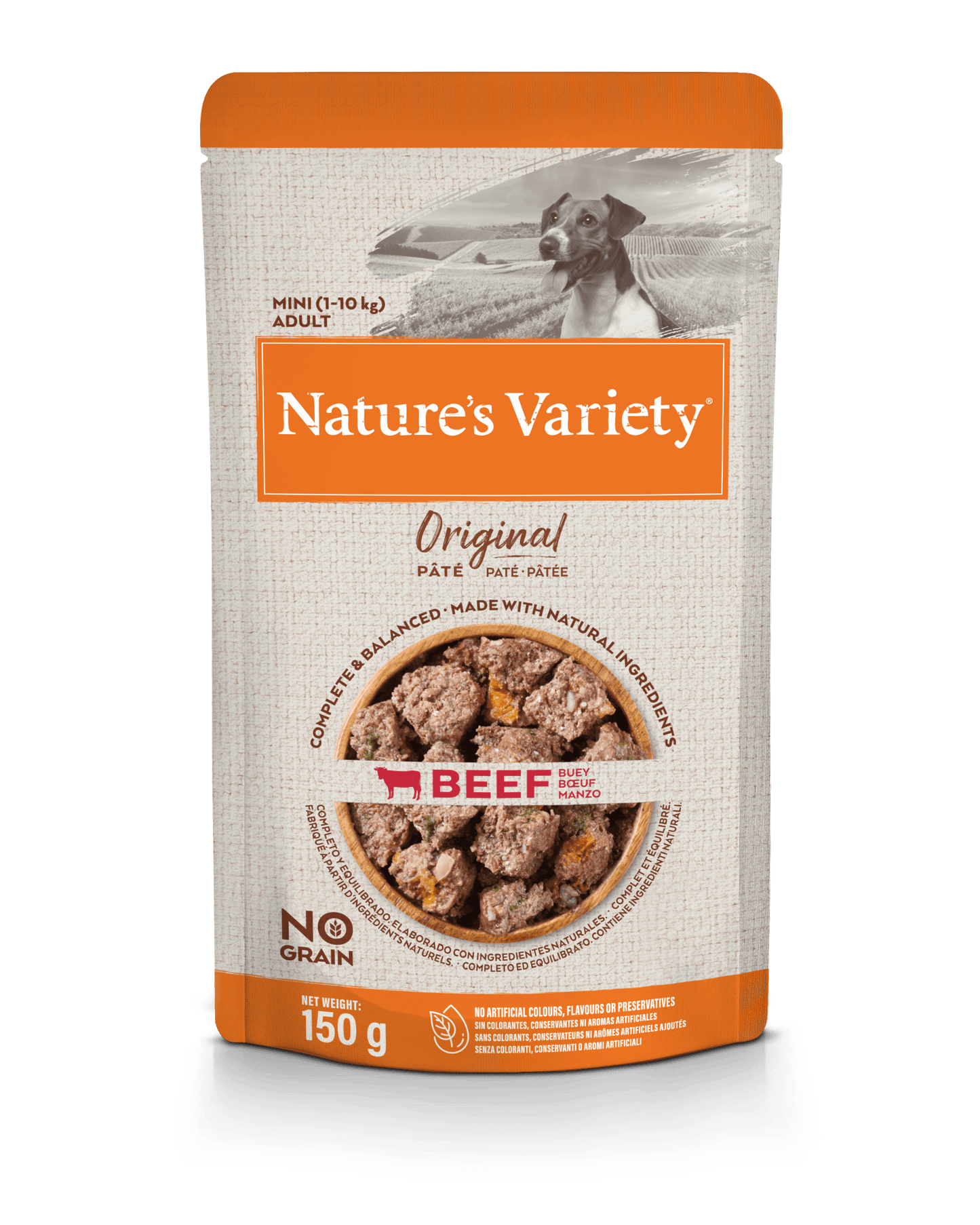 Nature's Variety Wet Original Mini Dog (jautiena) 150 g