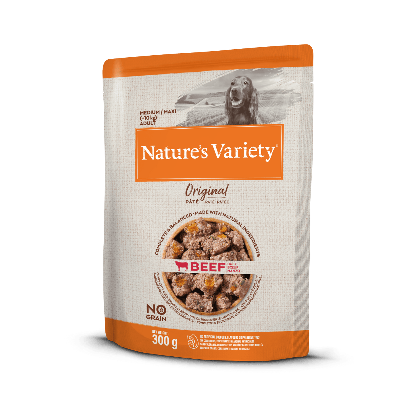 Nature's Variety Wet Original Med Dog (jautiena) 300 g