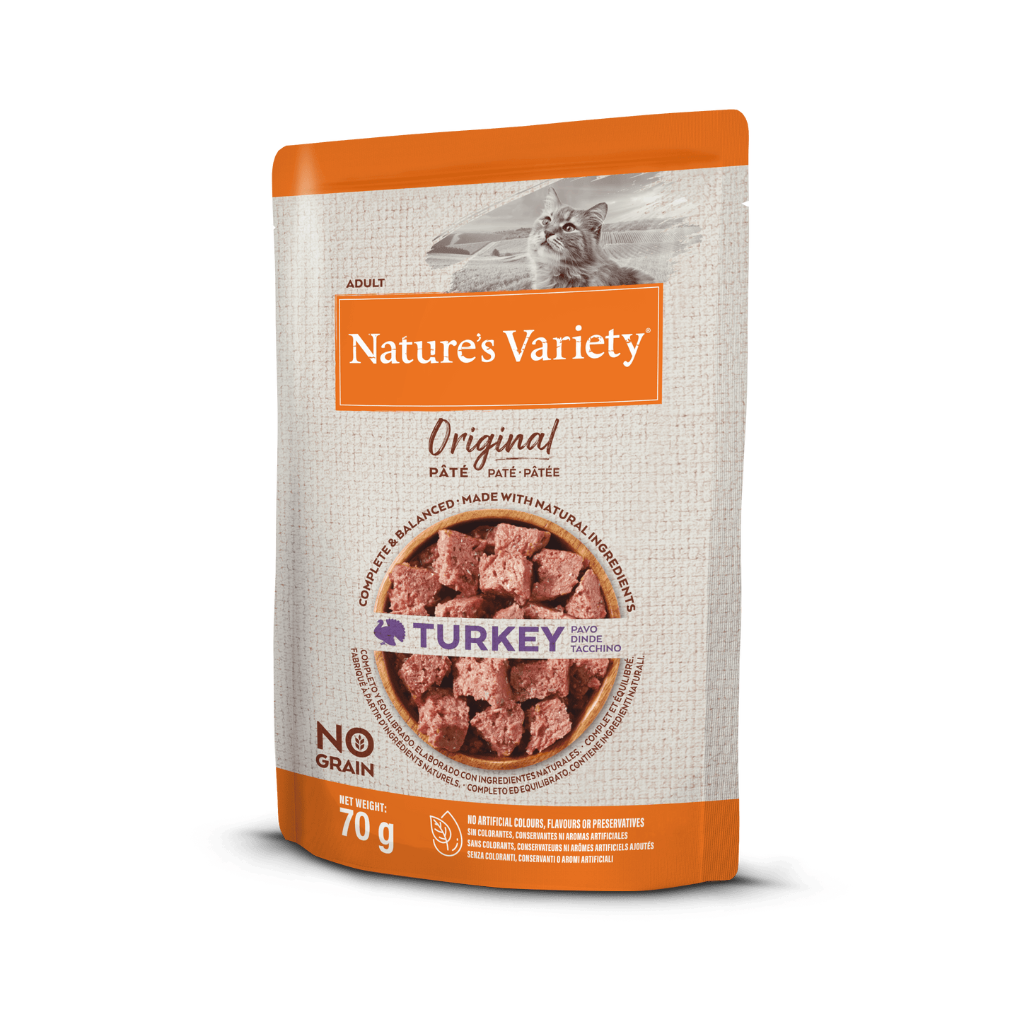 Nature's Variety Wet Original Cat (kalakutiena) 70 g