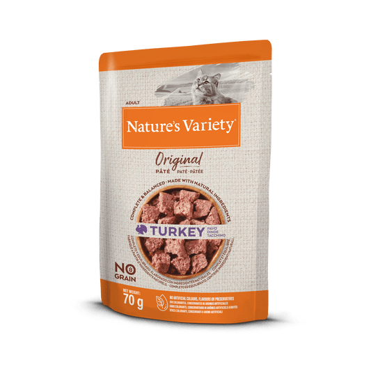 Nature's Variety Wet Original Cat konservi kaķiem ar tītaru 70 g