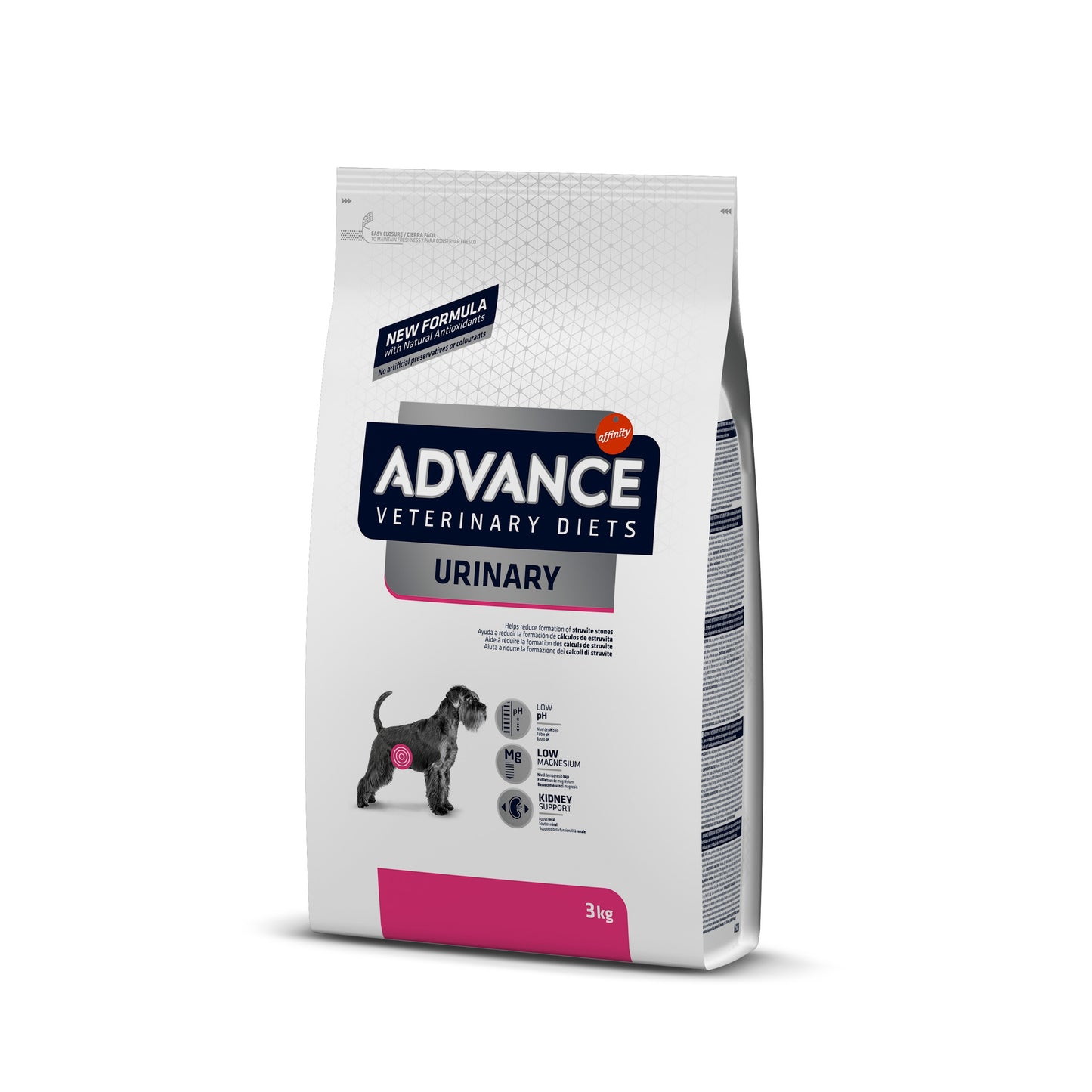 Advance Veterinary Diets Urinary Dog Sausas maistas šunims turintiems šlapimo takų problemų