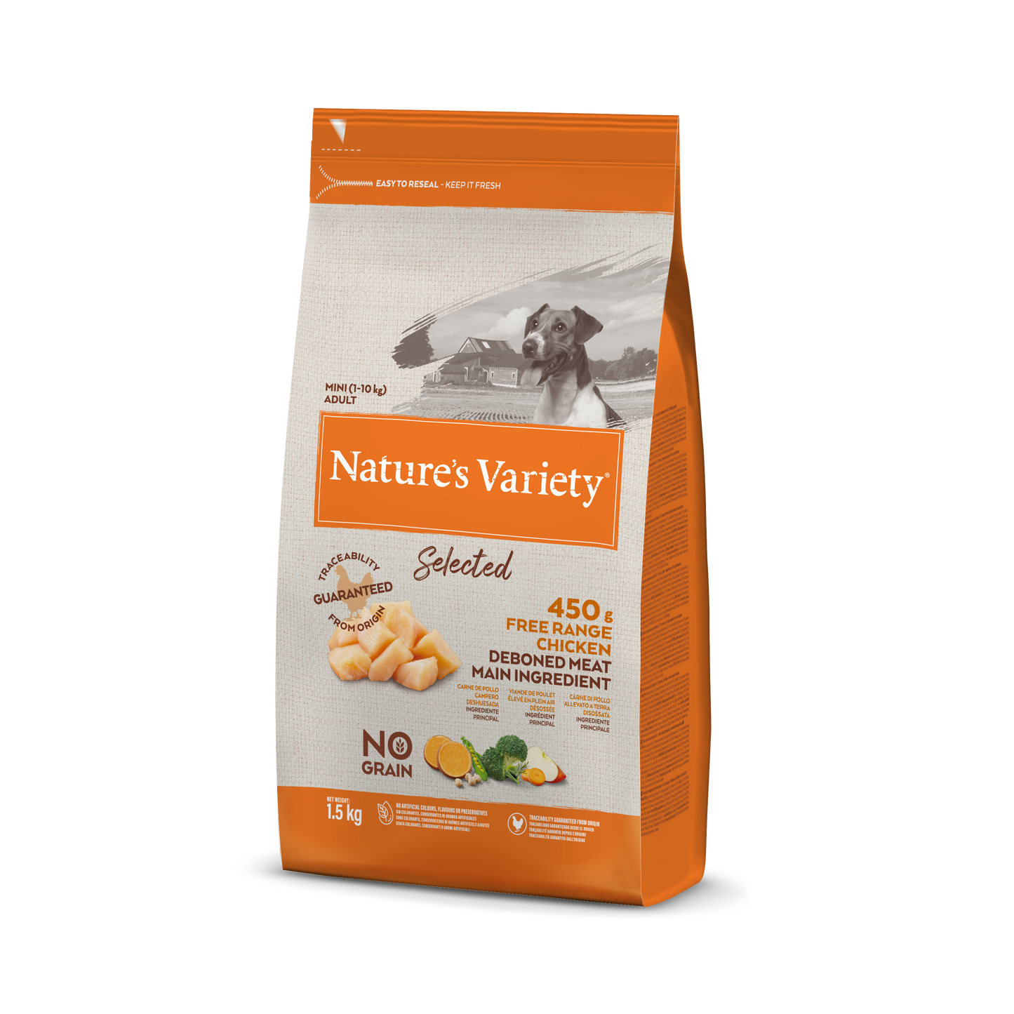 Nature's Variety Selected Mini Adult (vištiena) 1,5 kg