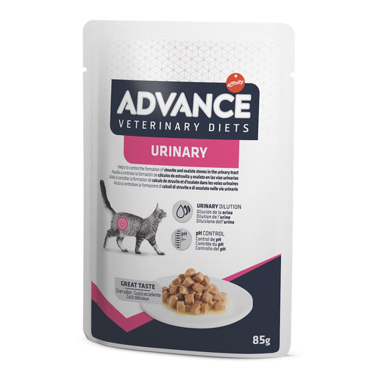 Advance Veterinary Diets Wet Urinary Cat Šlapias maistas katėms sergančioms šlapimo takų ligomis 85 g x 12 vnt.