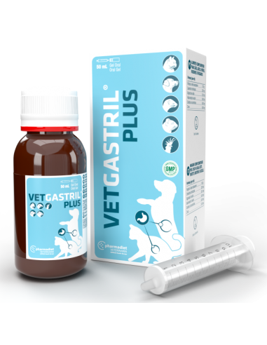 Vetgastril Pašaro papildai saugantys skrandžio gleivinę nuo rūgščių poveikio 50 ml