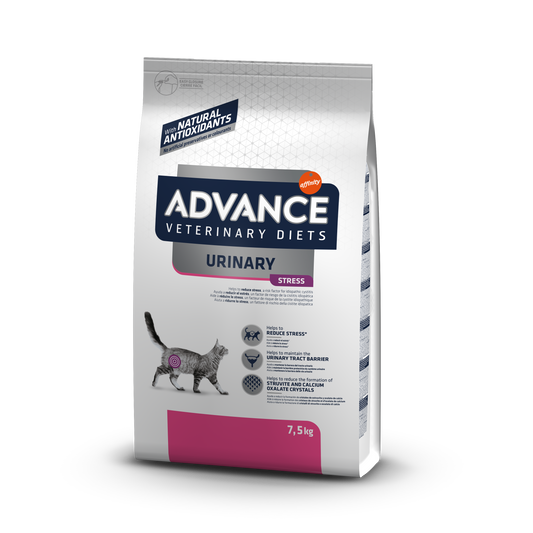 Advance Veterinary Diets Urinary Stress Cat Sausas maistas katėms sergančioms šlapimo takų ligomis 7.5 kg