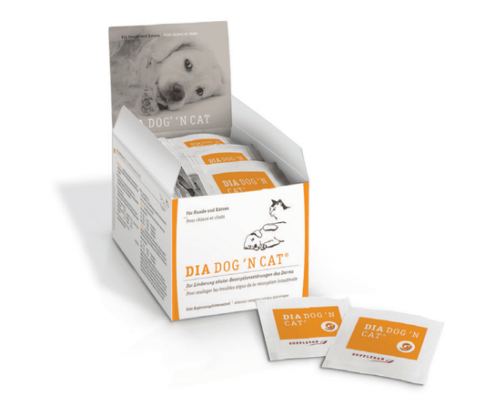 Dia Dog & Cat Kramtomosios tabletės šunims ir katėms sutrikusiai žarnyno absorbcijai N60