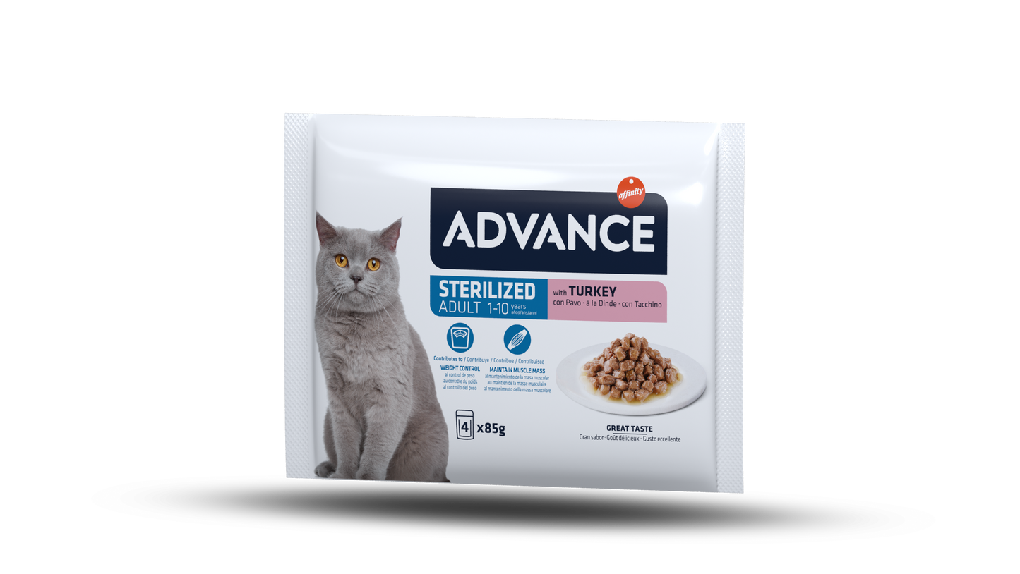 Advance Wet Sterilized Turkey Flow 4*85g