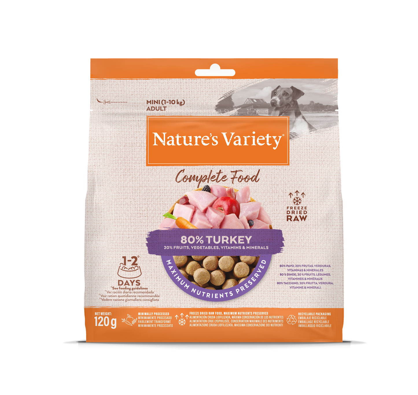 Nature's Variety Completed Mini (kalakutiena) 120 g