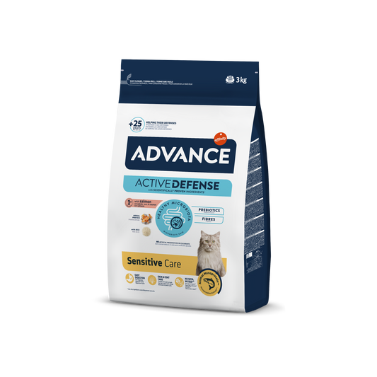 Advance Veterinary Diets Adult Sensitive Salmon&Rice Sausas maistas katėms, turinčioms jautrų virškinimo traktą 3 kg