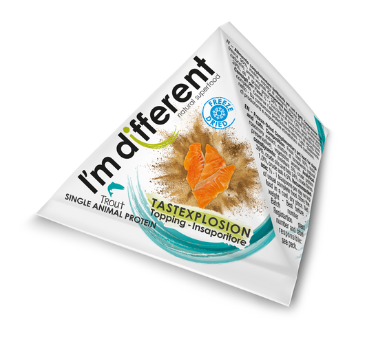 Diff Tastexplosion Trout vieno baltymo liofilizuoti pašaro pagardukai su upėtakiu 8 g