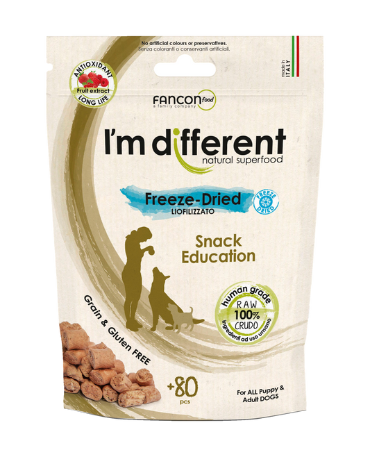 Diff Education Puppy&Adult Dogs Liofilizuoti skanėstai šunų dresūrai 40 g