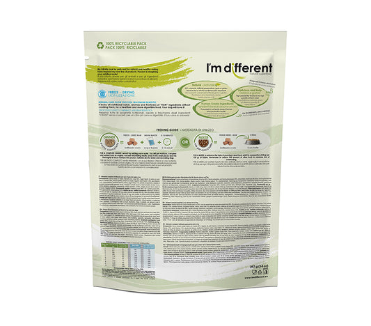 Diff Duck Dinner Liofilizuotas maistas šunims su antimi 156 g