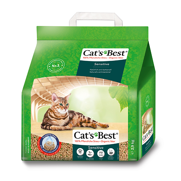 Cat’s Best Sensitive kraikas katėms, 8 l