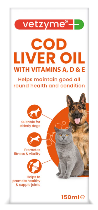 Vetzyme Menkių Kepenų Aliejus (150ml)