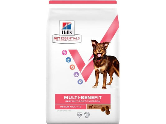 Hill’s Vet Essentials Multi-Benefit  Weight Adult 1+ Medium su vištiena, 10 kg