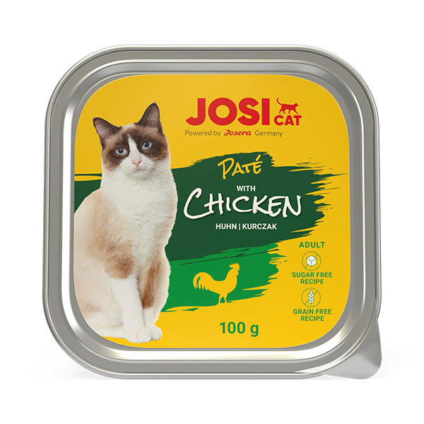 JosiCat Pate vištienos paštetas katėms, 100 g