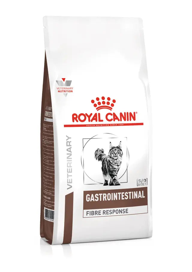 Royal Canin Veterinary Cat Gastrointestinal Fibre Response visavertis pašaras katėms virškinimo sistemos priežiūrai