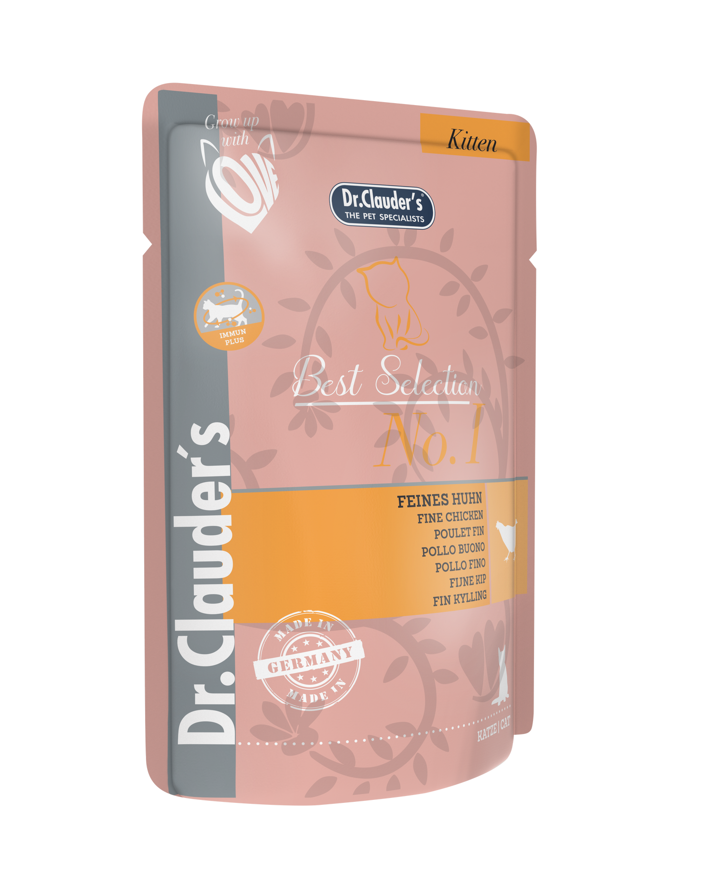 DR.CLAUDER‘S BEST SELECTION KITTEN, drėgnas maistas su vištiena kačiukams 85 g