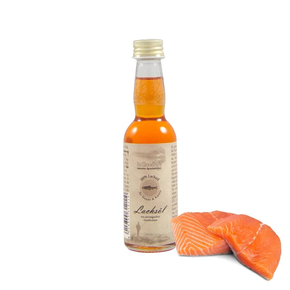 DR. CLAUDER'S BARF tīra laša eļļa suņiem un kaķiem 40ml