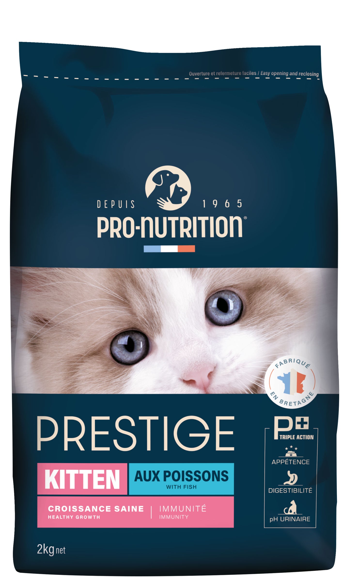 Pro-Nutrition Prestige kitten sausas maistas kačiukams 2-8 kg - 2 kg