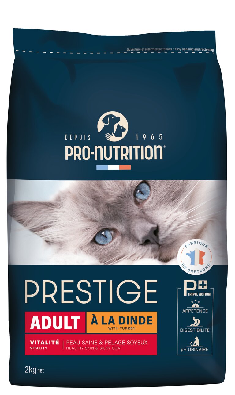 Pro-Nutrition Prestige Adult turkey sausas maistas suaugusioms katėms su kalakutiena 2-10kg - 2 kg