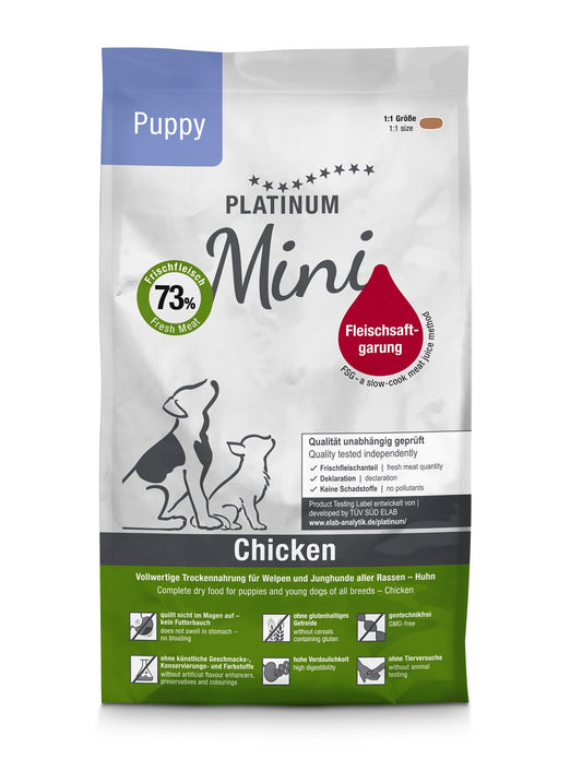 Platinum Puppy Mini sausas pašaras mažų veislių jauniems šuniukams su vištiena 900 g
