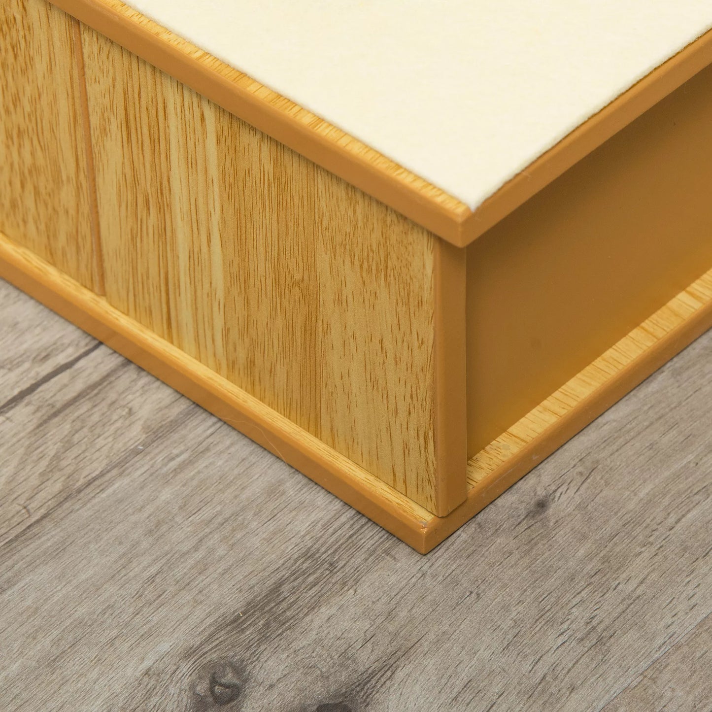 Laipteliai augintiniams, šunims ir katėms, 4 pakopų, trumpo pliušo, iki 30 kg, 40 x 59 x 54,2 cm, natūralios spalvos.