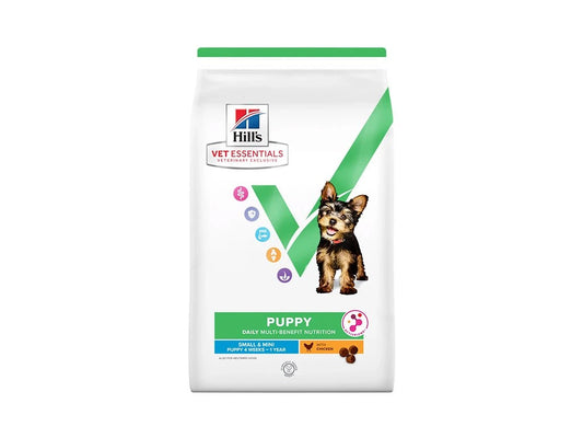 Hills Vet Essentials Dog Multi-Benefit Small & Mini Puppy su vištiena, 7 kg