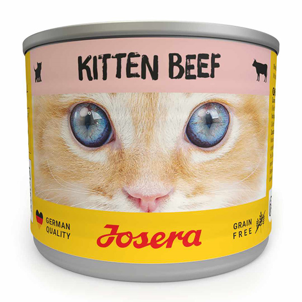 Josera Kitten konservai kačiukams su jautiena, 200 g