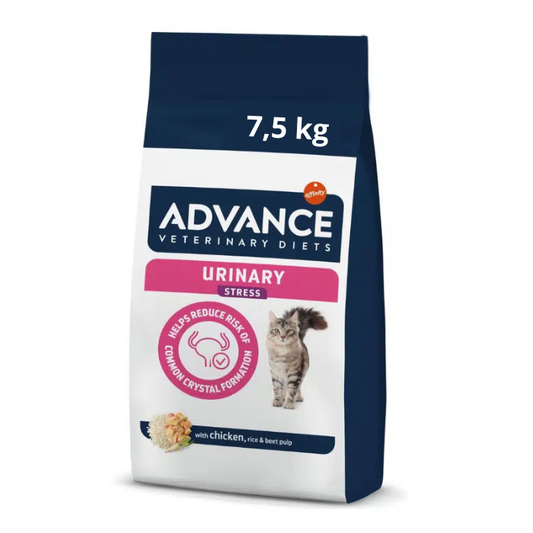 Advance Veterinary Diets Urinary Stress Cat Sausas maistas katėms sergančioms šlapimo takų ligomis 7.5 kg
