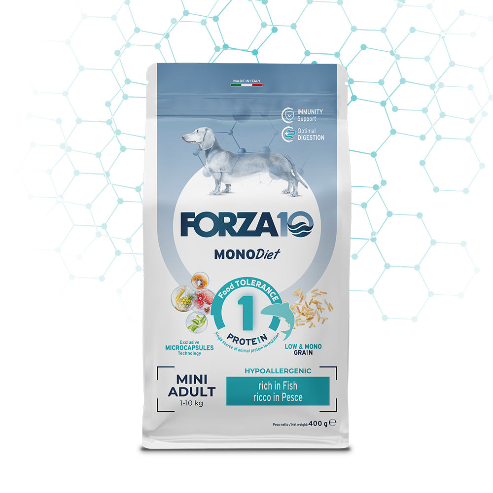 FORZA10 Mini Adult Diet su žuvimi