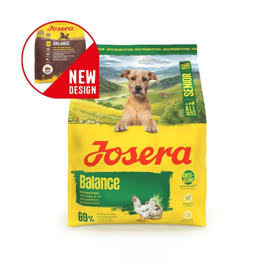Josera Balance sausas pašaras vyresnio amžiaus šunims su paukštiena, 12,5 kg naujas įpakavimas