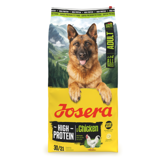 Josera High Protein Chicken sausas pašaras šunims su paukštiena, 12,5 kg