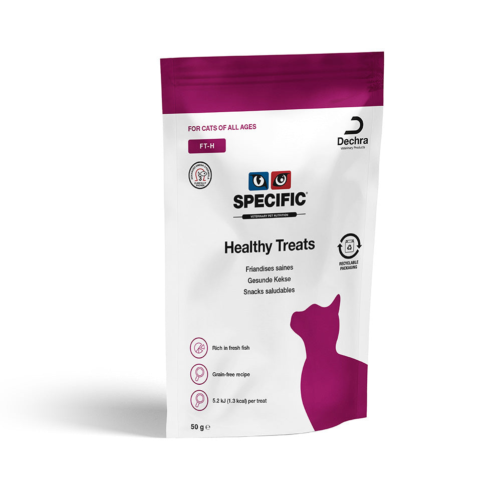 SPECIFIC FT-H Healthy treats - sveikuoliški skanėstai katėms 50 g
