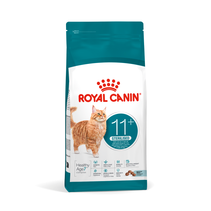 Royal Canin Veterinary Cat C Ageing Steril 11+ pašaras sterilizuotoms katėms nuo 11 metų amžiaus