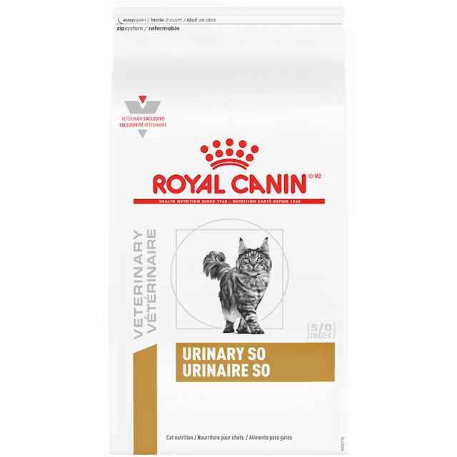 Royal Canin Veterinary Cat Urinary S/O visavertis pašaras katėms nuo struvitinių akmenų susidarymo