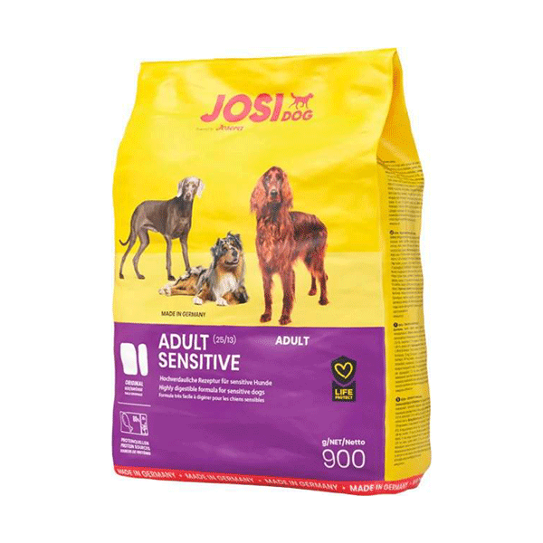 JosiDog Adult Sensitive sausas šunų maistas, 900 g