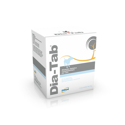 Dia Tab Pašaro papildas šunims esant ūmiems žarnų absorbcijos sutrikimams N6