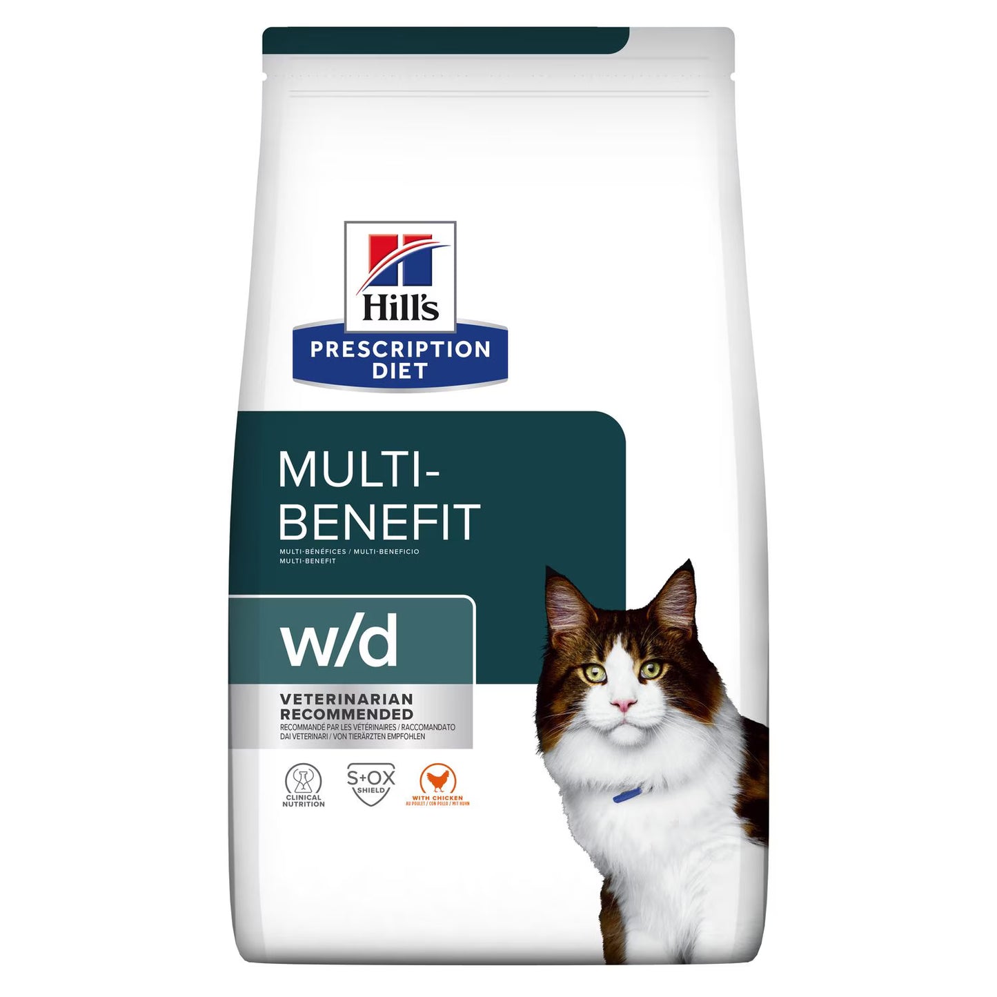 PD Feline w/d Multi Benefit pašaras katėms