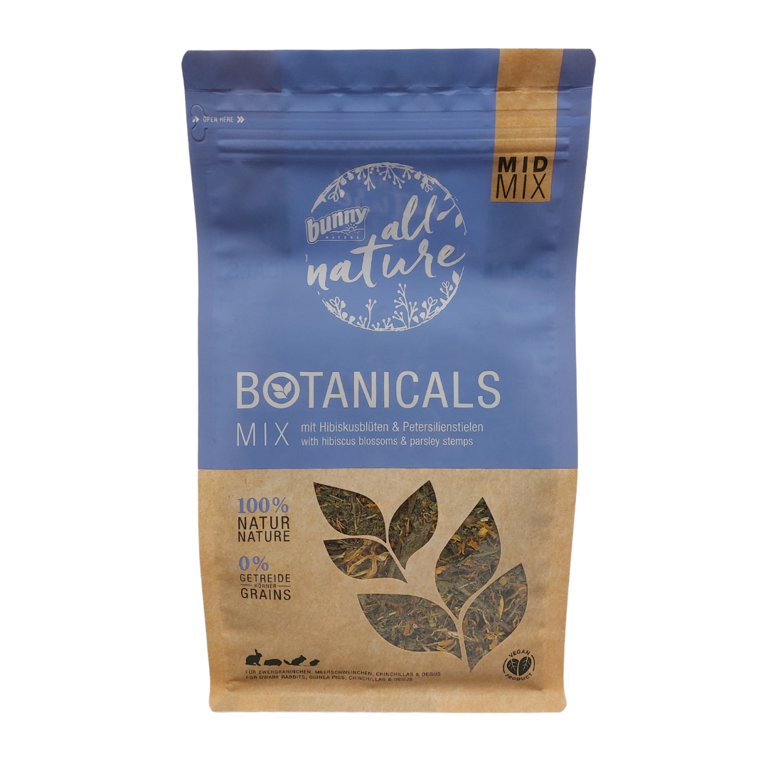 Bunny MID MIX žolelių mišinys su kinrožių žiedais ir petražolių stiebais 150 g