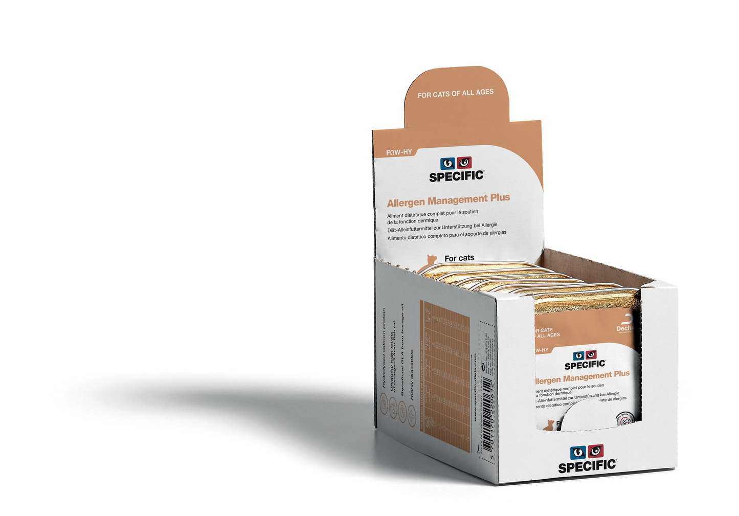 SPECIFIC FOW-HY hidrolizuoti konservai alergiškoms katėms 7 x 100 g