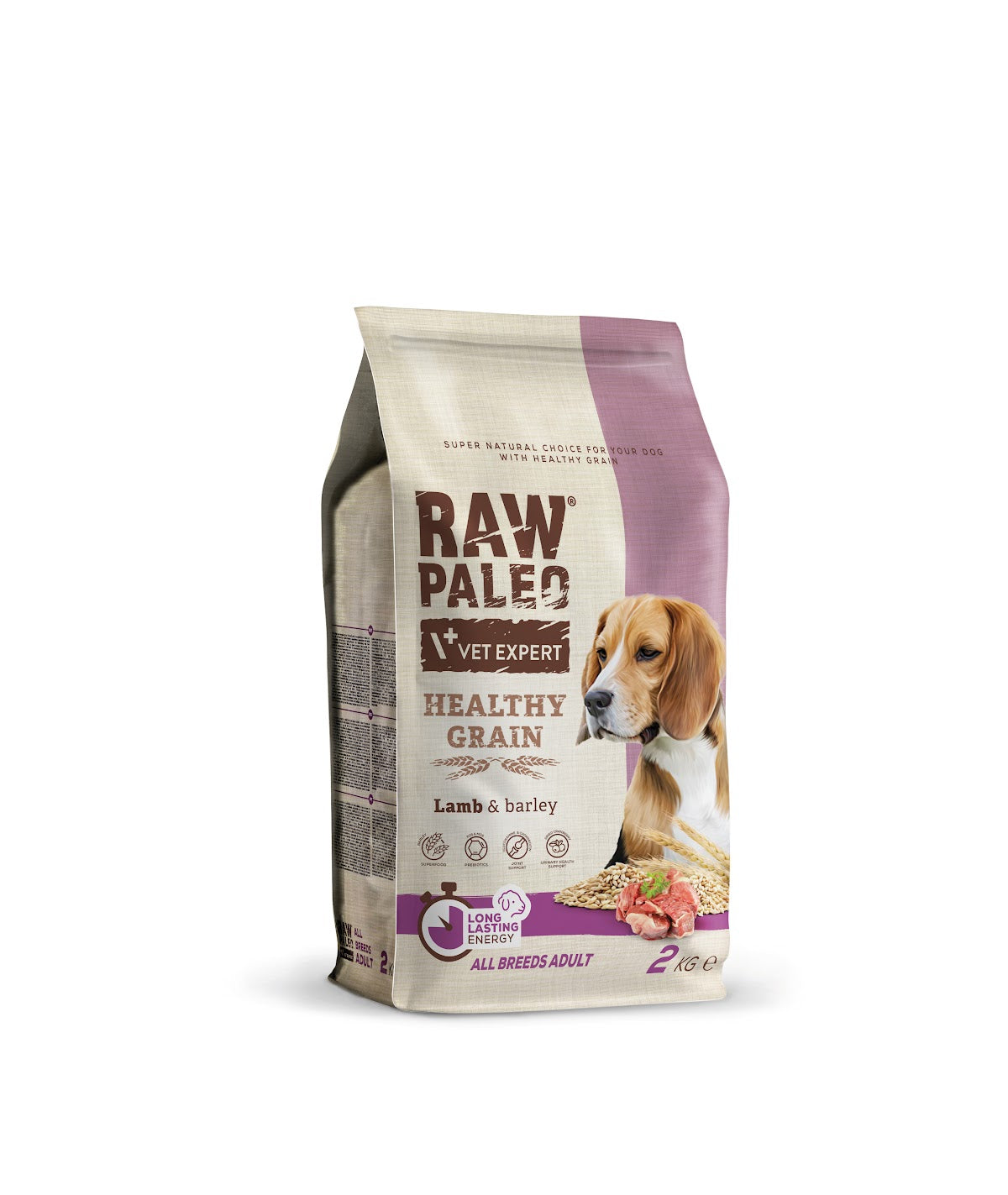Raw Paleo Healthy Grain Lamb&Barley Adult 2kg