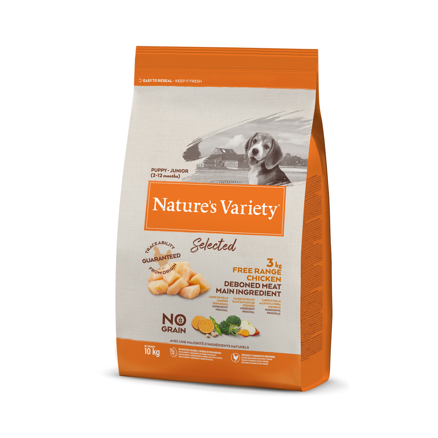 Nature's Variety Selected Puppy-Junior (vištiena) 10 kg